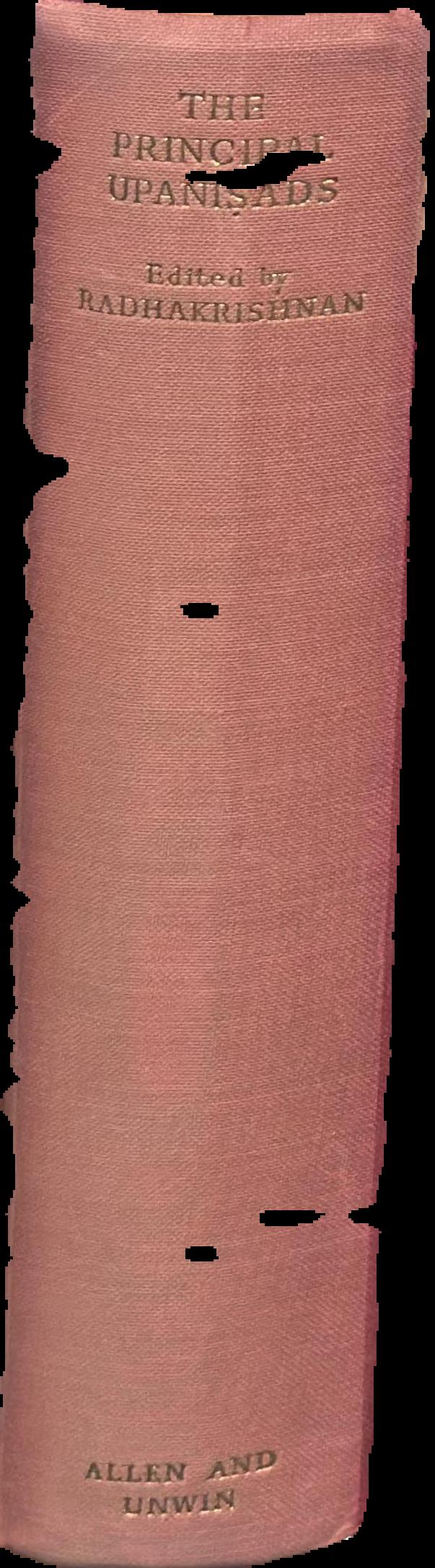 The principal Upaniṣads / edited with introduction, text, translation and notes by Radhakrishnan live spine