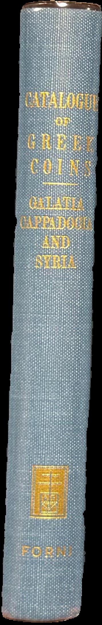 Catalogue of the Greek coins of Galatia, Cappadocia and Syria live spine
