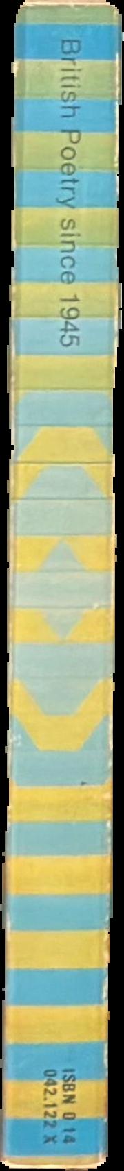 British poetry since 1945 live spine