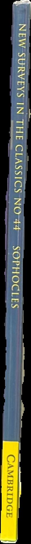 Sophocles / by P. J. Finglass live spine