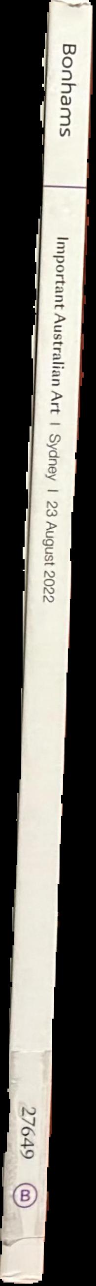 Important Australian art : Sydney, 23 August 2022 / Bonhams live spine