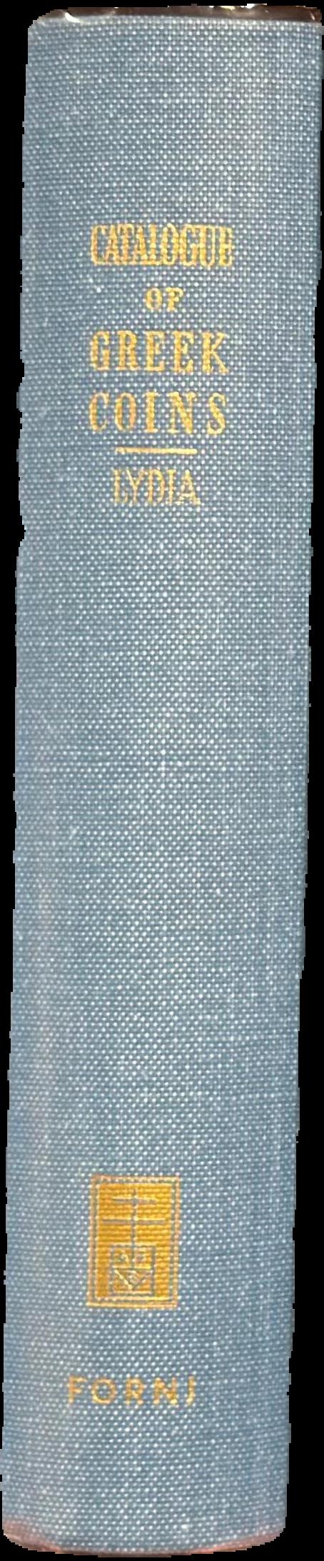 Catalogue of the Greek coins of Lydia live spine