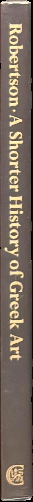 A shorter history of Greek art live spine