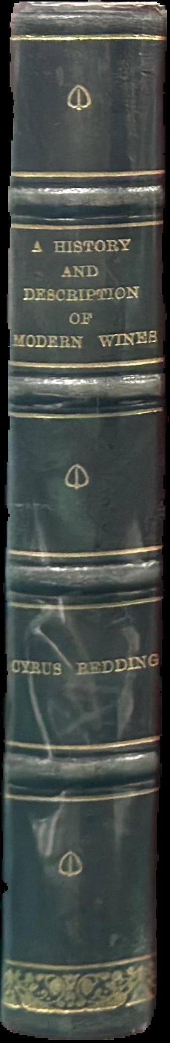 A history and description of modern wines / by Cyrus Redding live spine