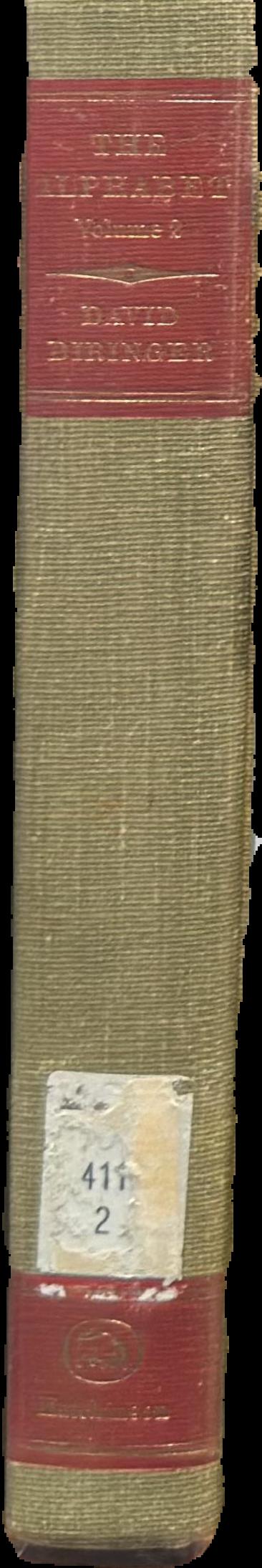 The alphabet : a key to the history of mankind : volume 2 live spine