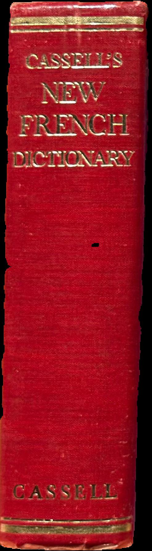 Cassell's new French-English English-French dictionary live spine