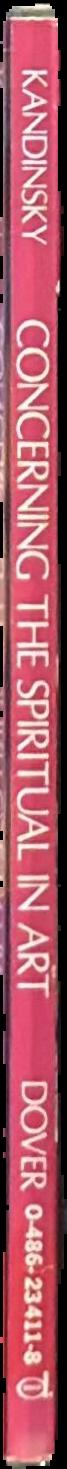 Concerning the spiritual in art live spine
