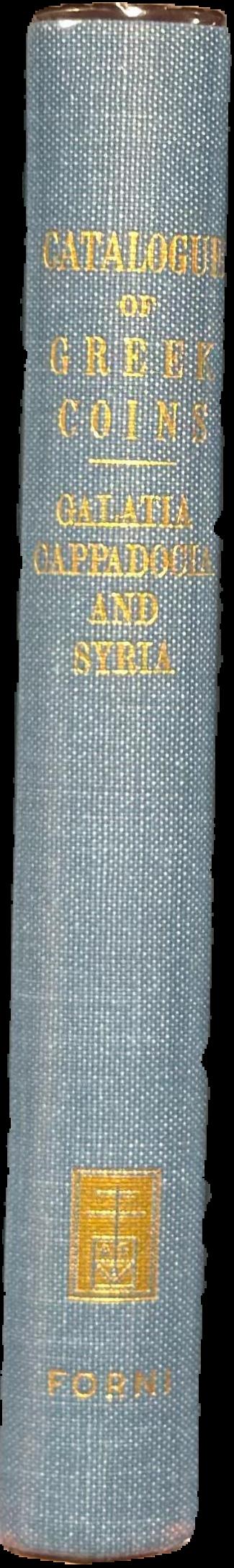Catalogue of the Greek coins of Galatia, Cappadocia and Syria live spine
