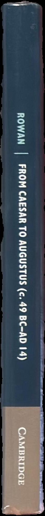 From Caesar to Augustus (c. 49 BC-AD 14) : using coins as sources live spine