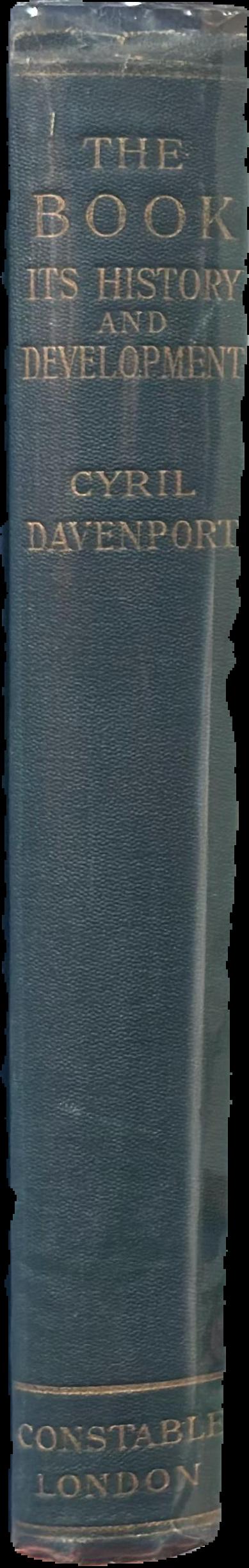 The book : its history and development live spine