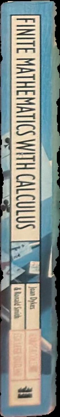 Finite mathematics with calculus live spine