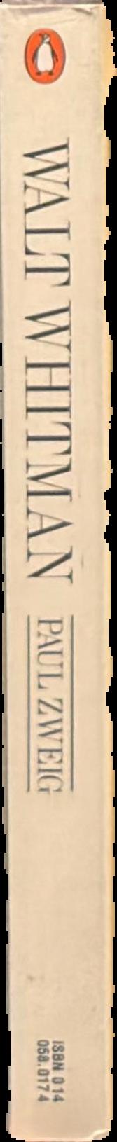 Walt Whitman : the making of a poet live spine