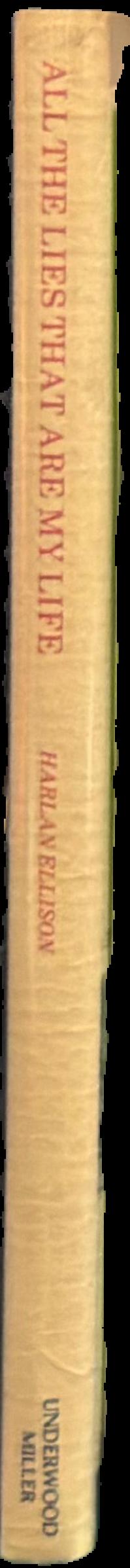 All the lies that are my life live spine