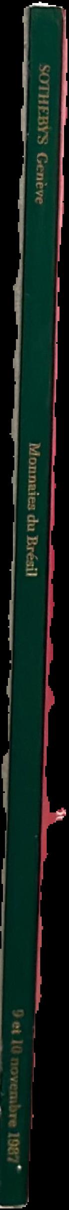 Monnais du Bresil = Coins of Brazil : Lundi 9 novembre 1987 et Mardi 10 novembre 1987 live spine