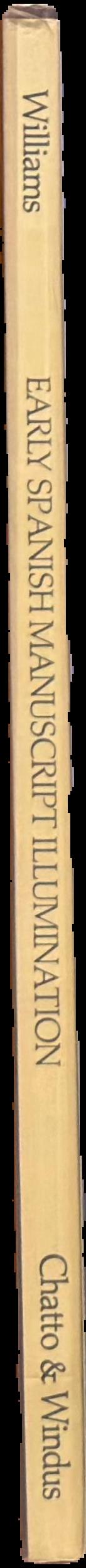 Early Spanish manuscript illumination live spine