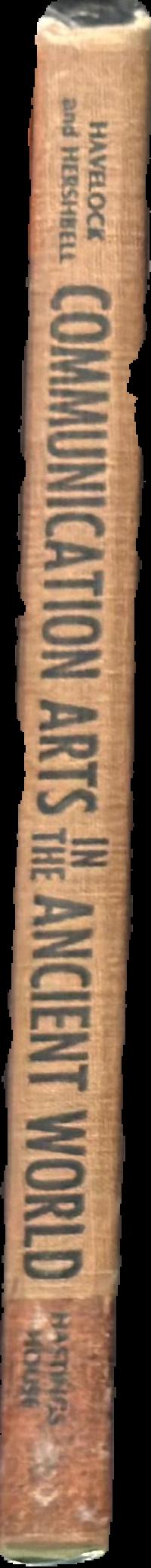 Communication arts in the ancient world live spine