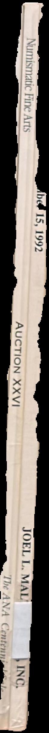 Auction XXVI the ANA centennial sale of ancient Greek and Roman coins, August 14, 1991 / Numismatic Fine Arts live spine