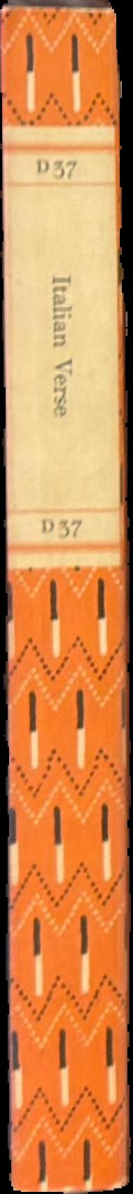 The Penguin book of Italian verse / introduced and edited by George R. Kay live spine