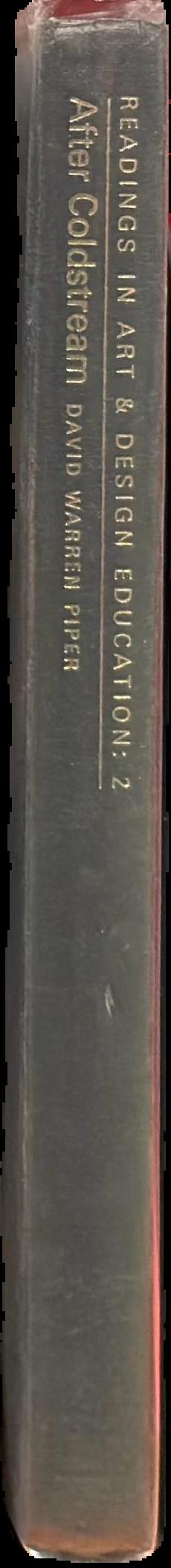 Readings in art and design education : 2, after Coldstream live spine