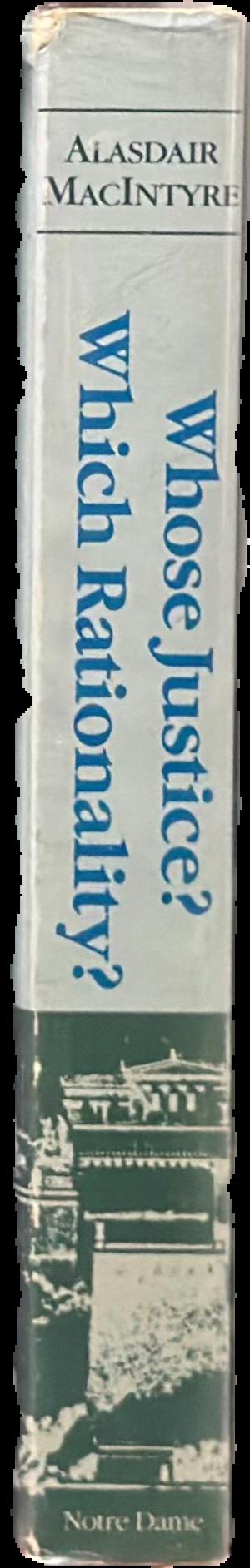 Whose justice? Which rationality? live spine