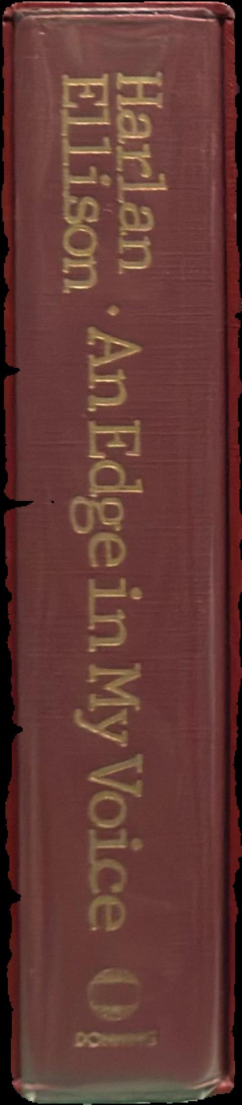 An edge in my voice / Harlan Ellison live spine