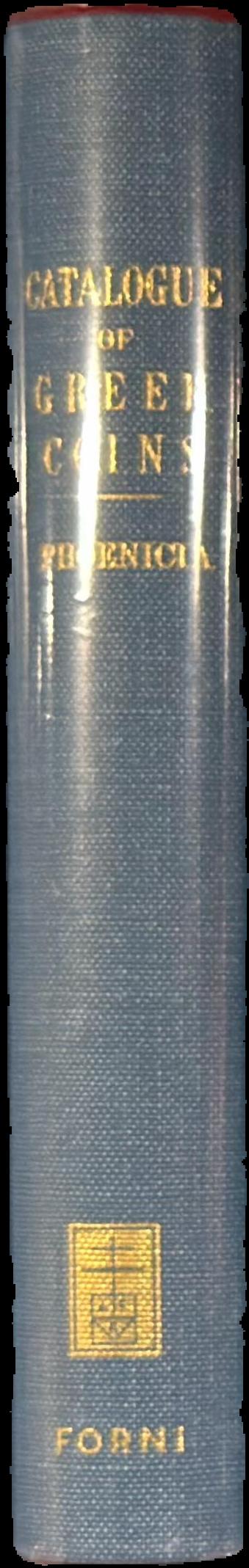 Catalogue of the Greek coins of Phoenicia live spine