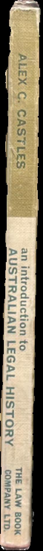 An introduction to Australian legal history live spine