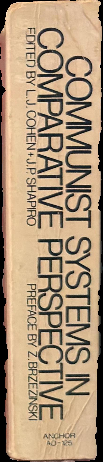 Communist systems in comparative perspective live spine