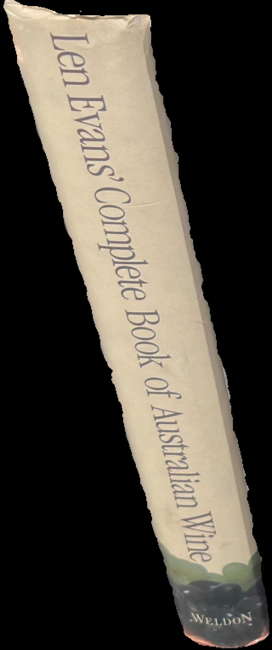 Len Evans' complete book of Australian wine live spine