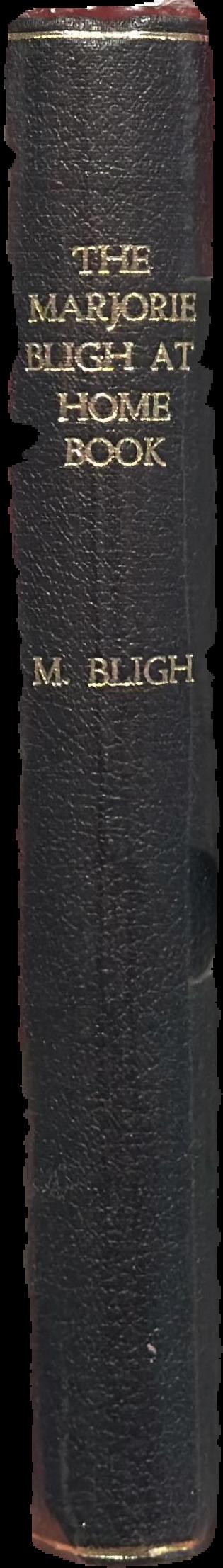 The "Majorie Bligh at Home" book / written material andphotgraphs by Marjorie Bligh live spine