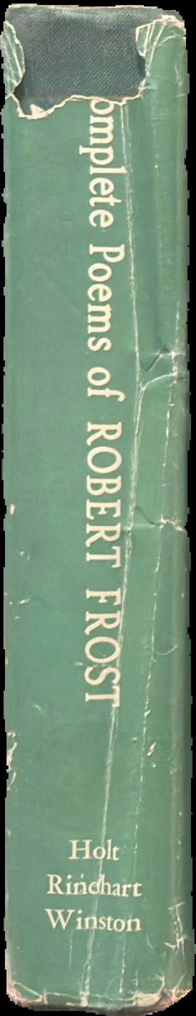 Complete poems of Robert Frost live spine
