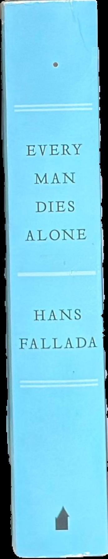 Every man dies alone live spine