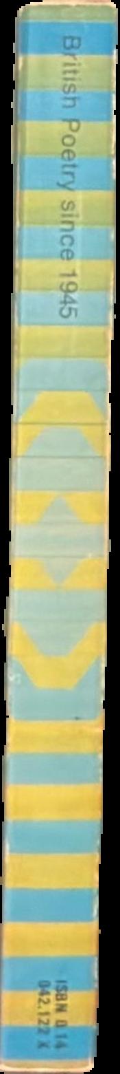 British poetry since 1945 live spine