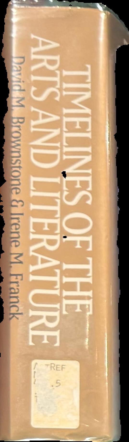 Timelines of the arts and literature live spine