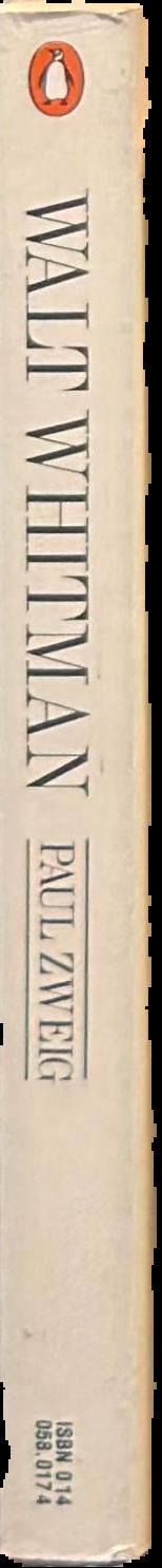 Walt Whitman : the making of a poet live spine