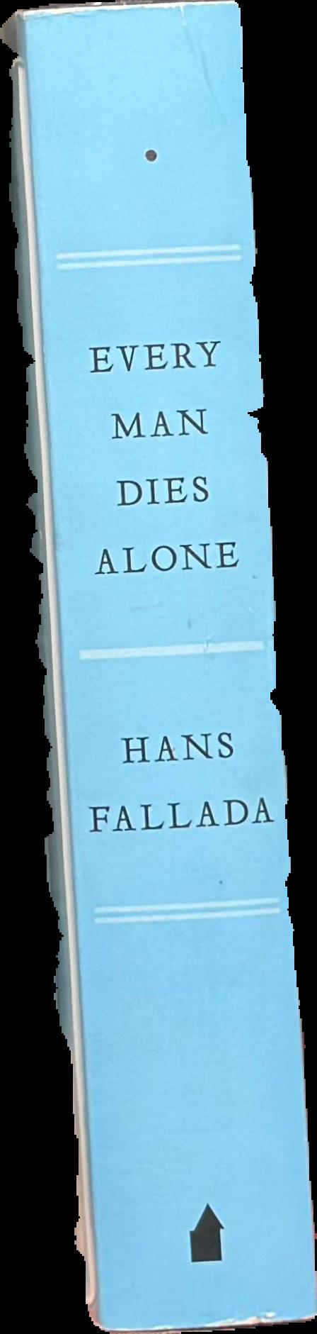 Every man dies alone live spine