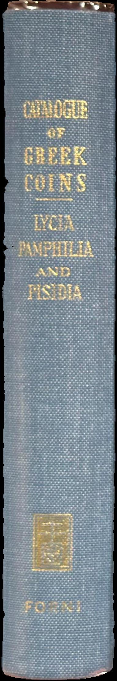 Catalogue of the Greek coins of Lycia, Pamphylia, and Pisidia live spine