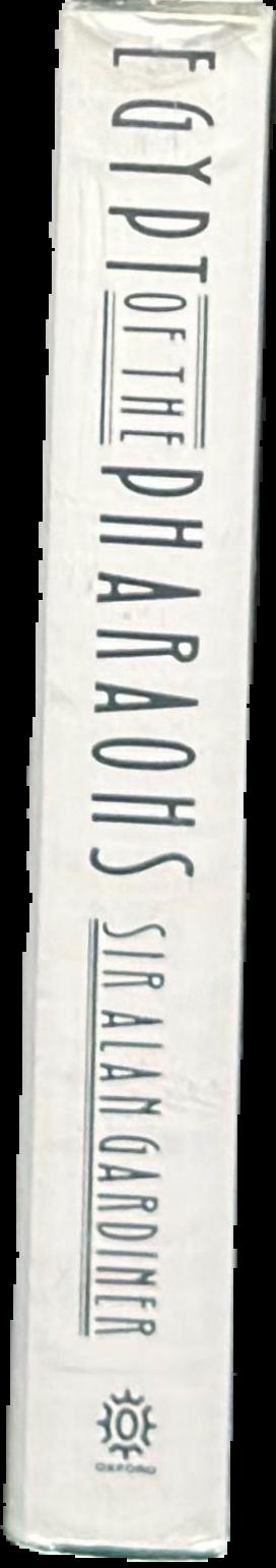 Egypt of the pharaohs live spine