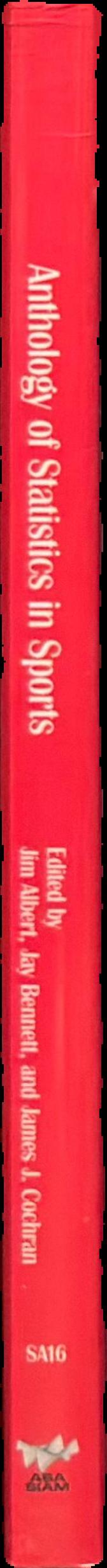 Anthology of statistics in sports live spine