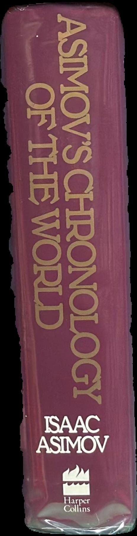 Asimov's chronology of the world live spine