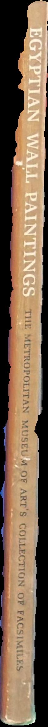 Egyptian wall paintings : the Metropolitan Museum of Art's collection of facsimiles live spine