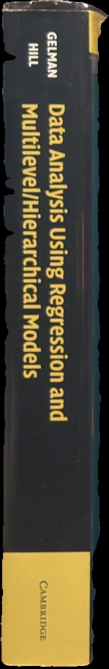 Data analysis using regression and multilevel/hierarchical models live spine