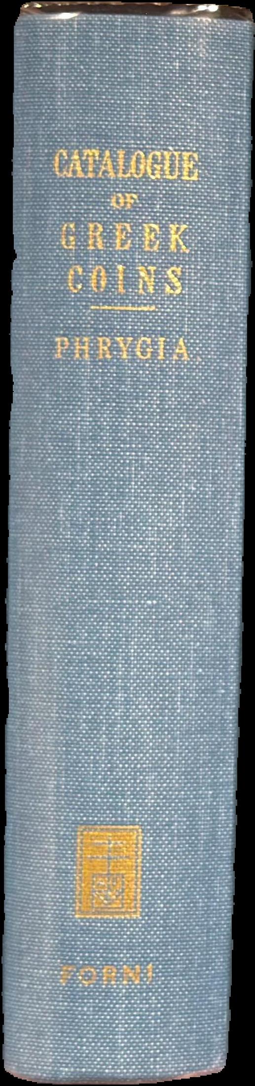 Catalogue of the Greek coins of Phyrgia live spine