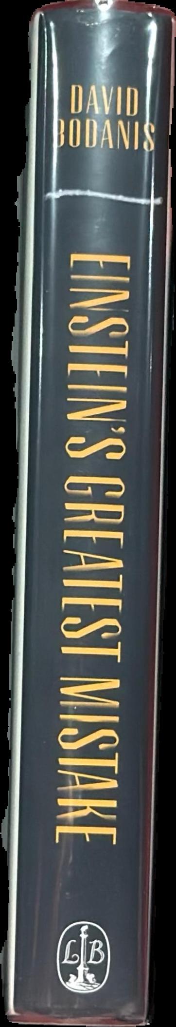 Einstein's greatest mistake : the life of a flawed genius live spine