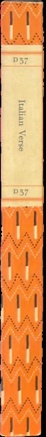 The Penguin book of Italian verse / introduced and edited by George R. Kay live spine