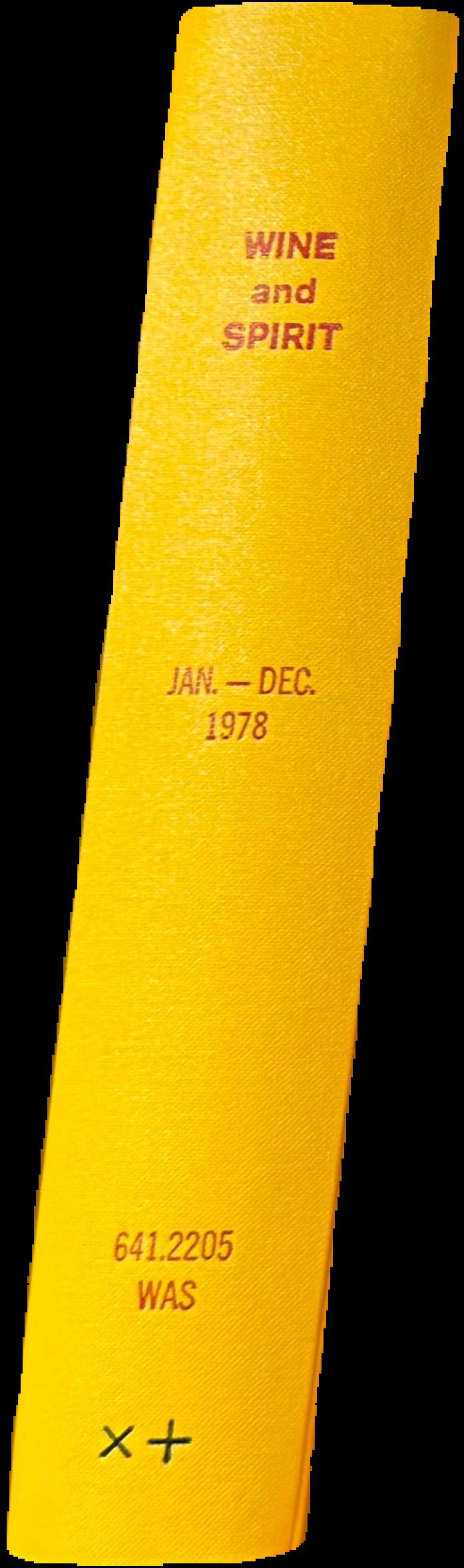Christie's wine review 1978 / compiled and edited by Michael Broadbent live spine