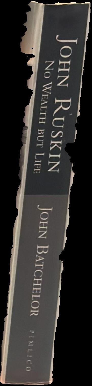 John Ruskin : no wealth but life : a biography live spine