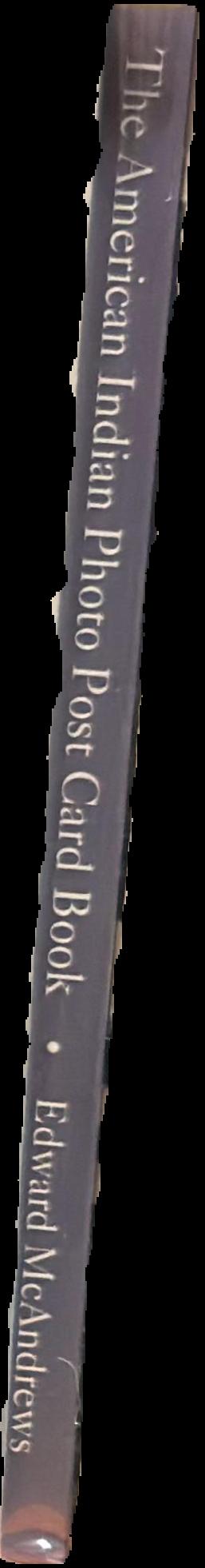 The American Indian photo post card book live spine