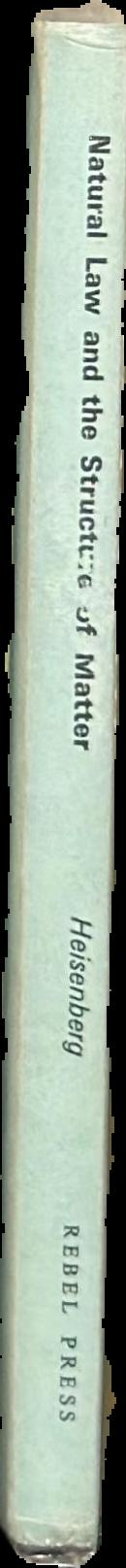 Natural law and the structure of matter live spine