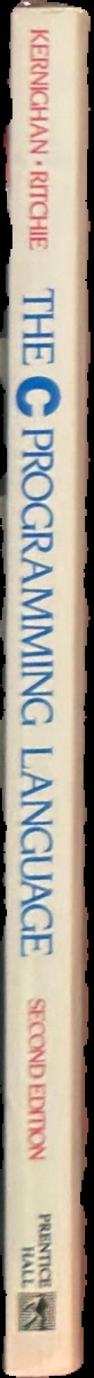 The C programming language live spine